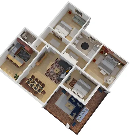 Hoimatglueck - Grosses Mit 3 Schlafzimmern, Ueberdachtem Balkon & Separatem Wc In Ruhiger Lage Apartment